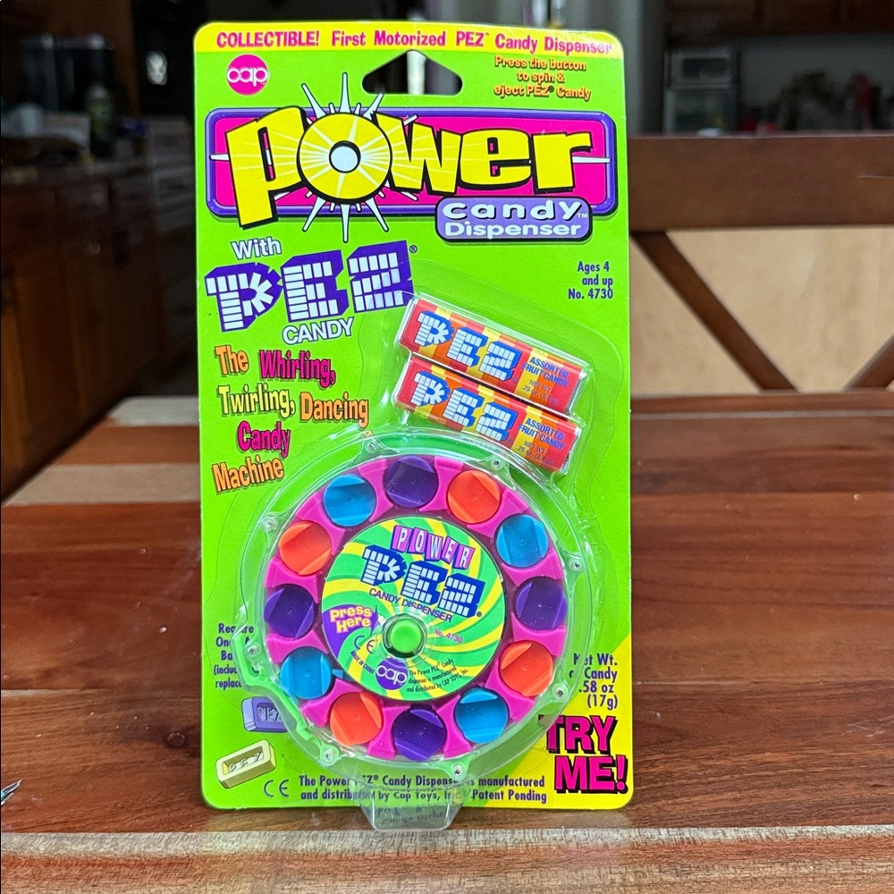 Vintage POWER PEZ Candy Dispenser, Unique &‎ NWT